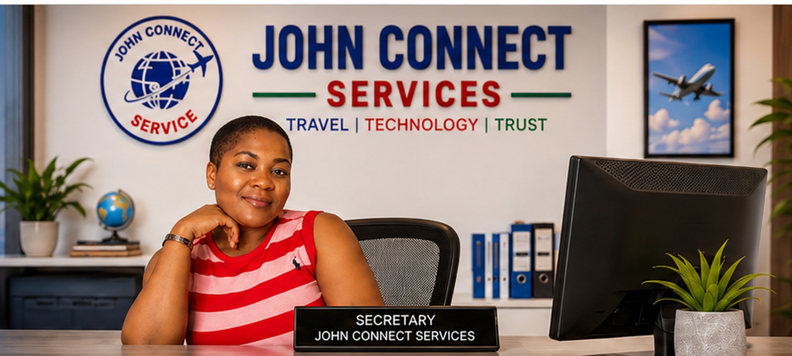 OUR SECRETARY, JOHN CONNECT SERVICES